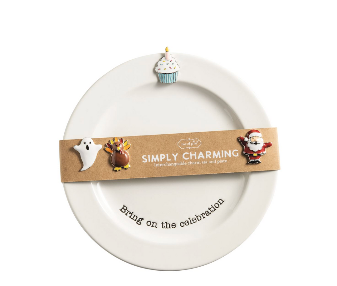 Simply Charming Holiday Plate Set - Pine & Moss