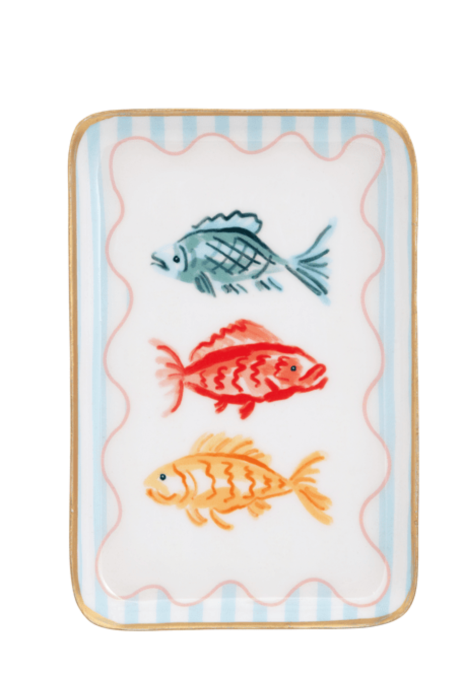 Ocean Enamel Trays- 4 Designs to Choose From - Pine & Moss