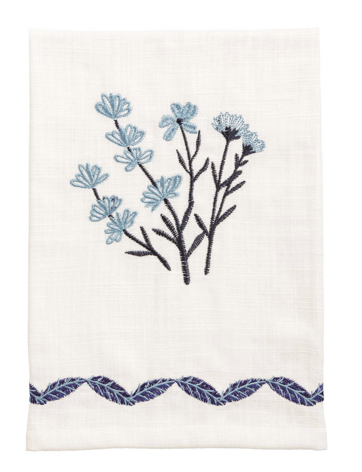 Floral Embroidered Hand Towel- 4 Styles to Choose From - Pine & Moss