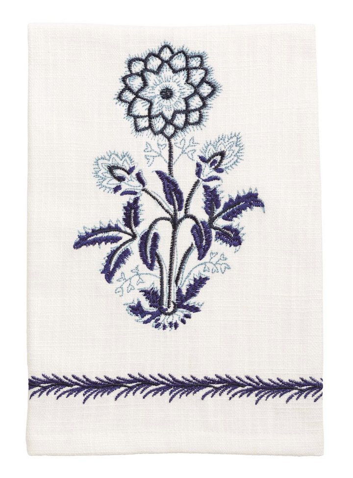 Floral Embroidered Hand Towel- 4 Styles to Choose From - Pine & Moss