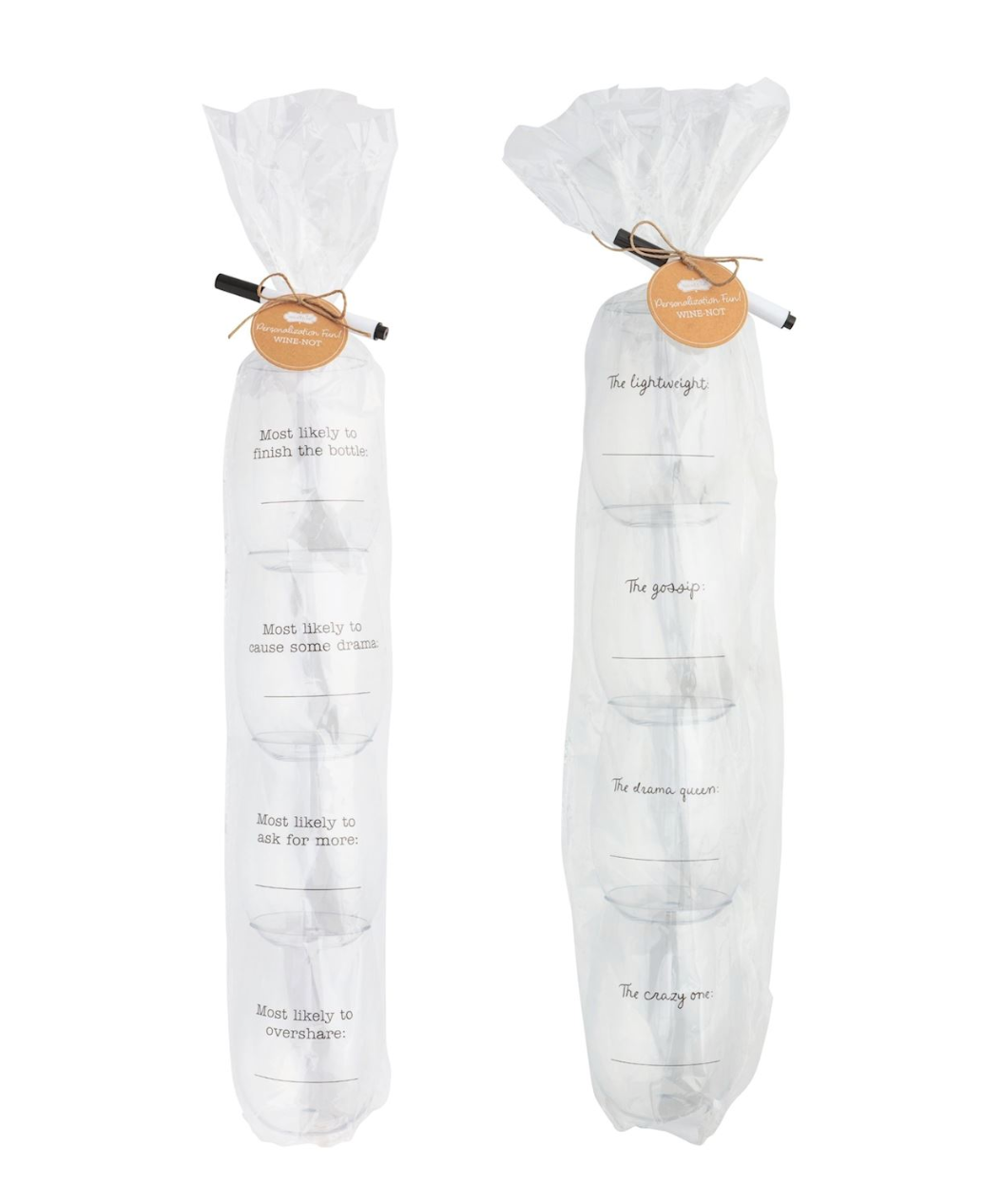 Wine Glass Sets- 2 Options to Choose From - Pine & Moss