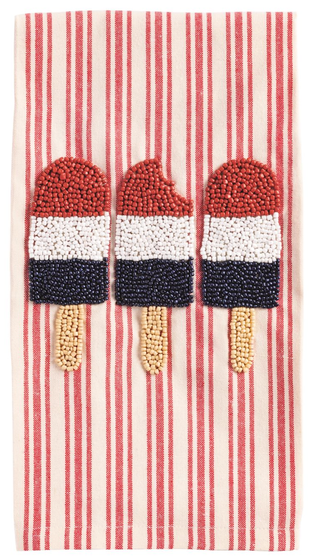 Beaded Americana Towels- 3 Styles to Choose From - Pine & Moss