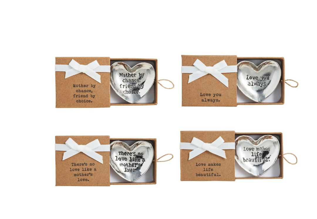 Heart Trinket Dishes- Four Styles To Choose - Pine &amp; Moss