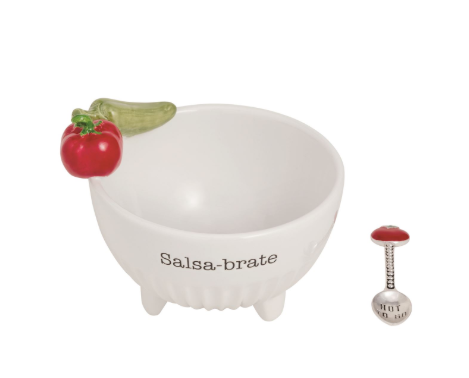 Salsa-brate Salsa Dip Bowl