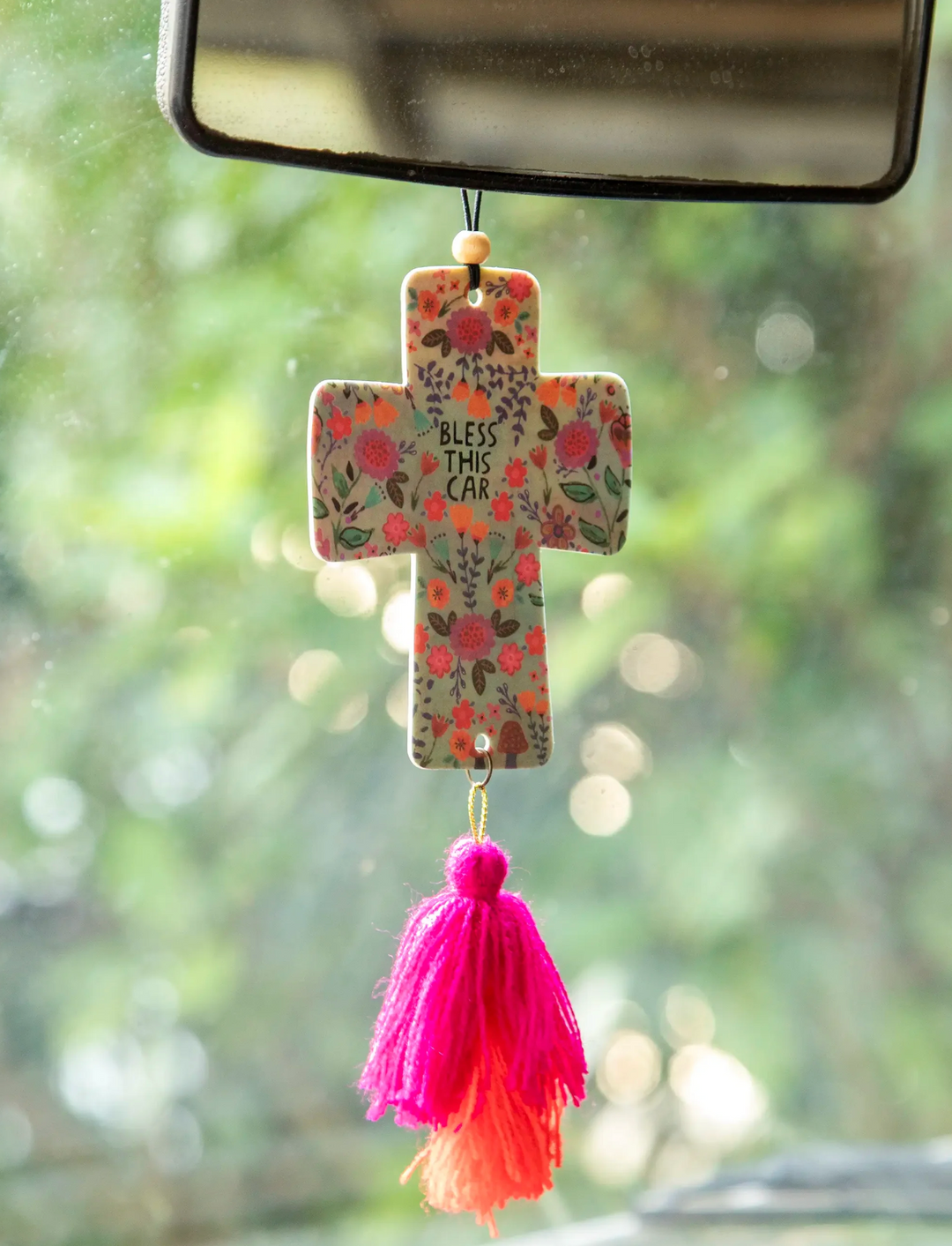 Car Air Freshener: God's Love - Pine & Moss