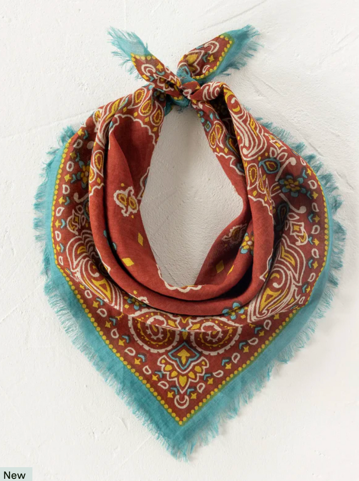 Natural Life Classic Bandanas: Four Styles - Pine &amp; Moss
