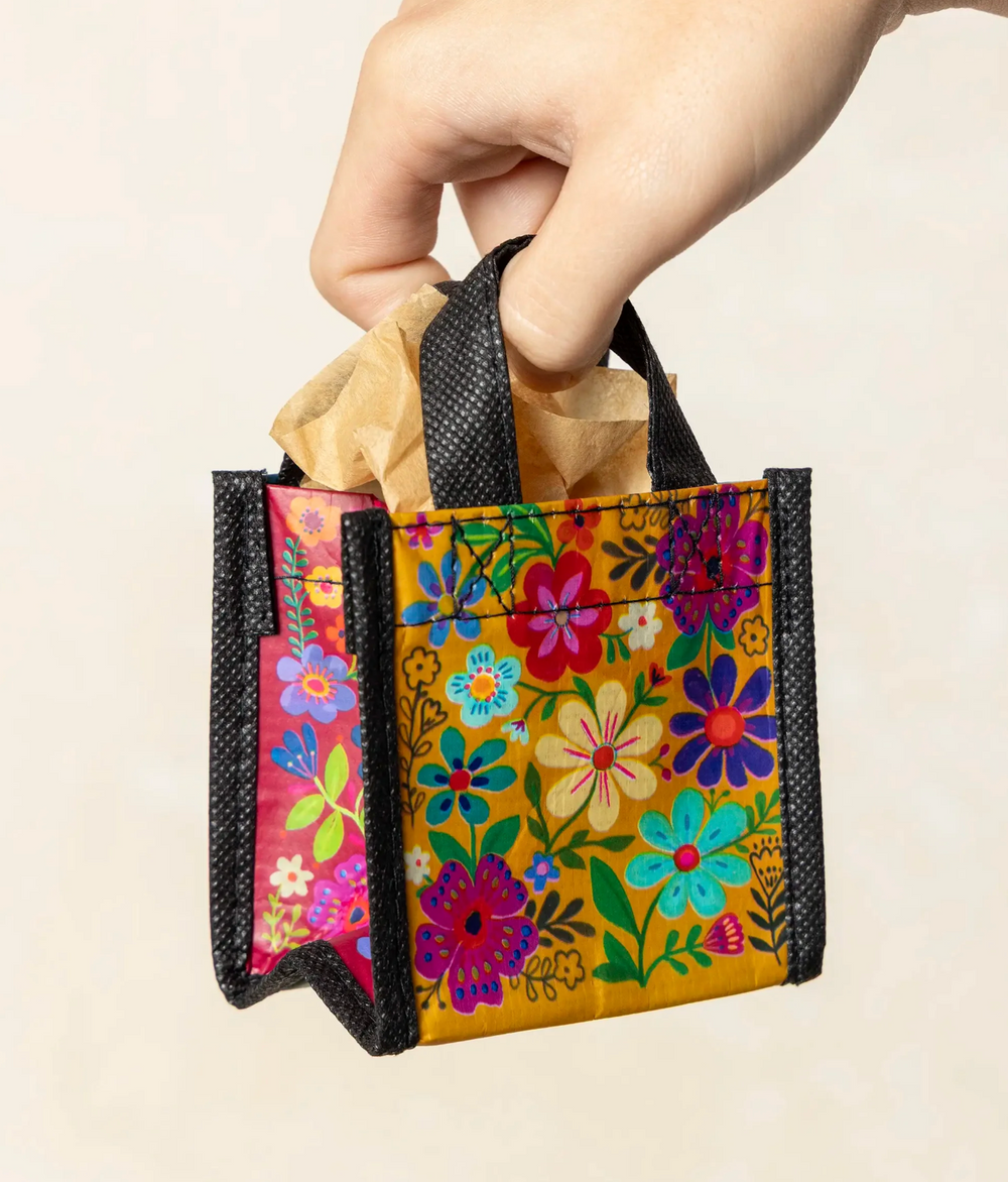 Mini Happy Bag- Rainbow Folk Flower - Pine & Moss