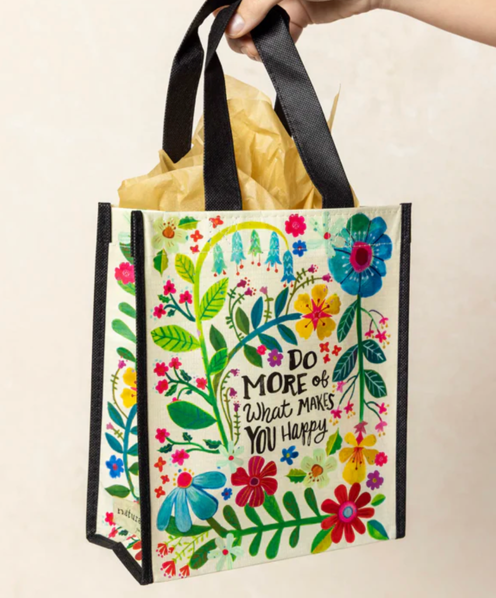 Medium Happy Bag- Do More Of What Makes You Happy - Pine &amp; Moss