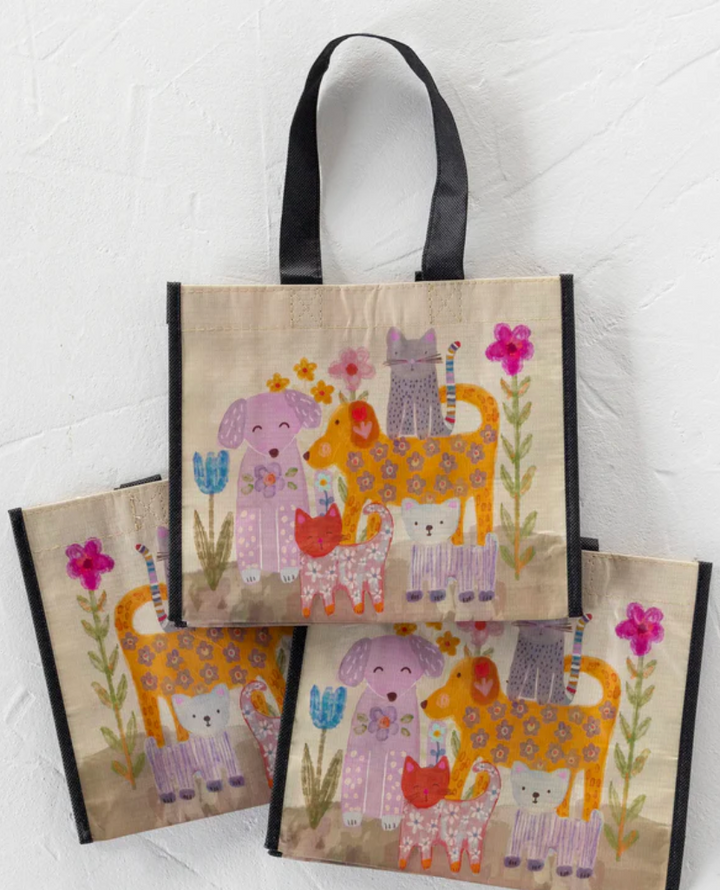 Medium Happy Bag- Pets - Pine &amp; Moss