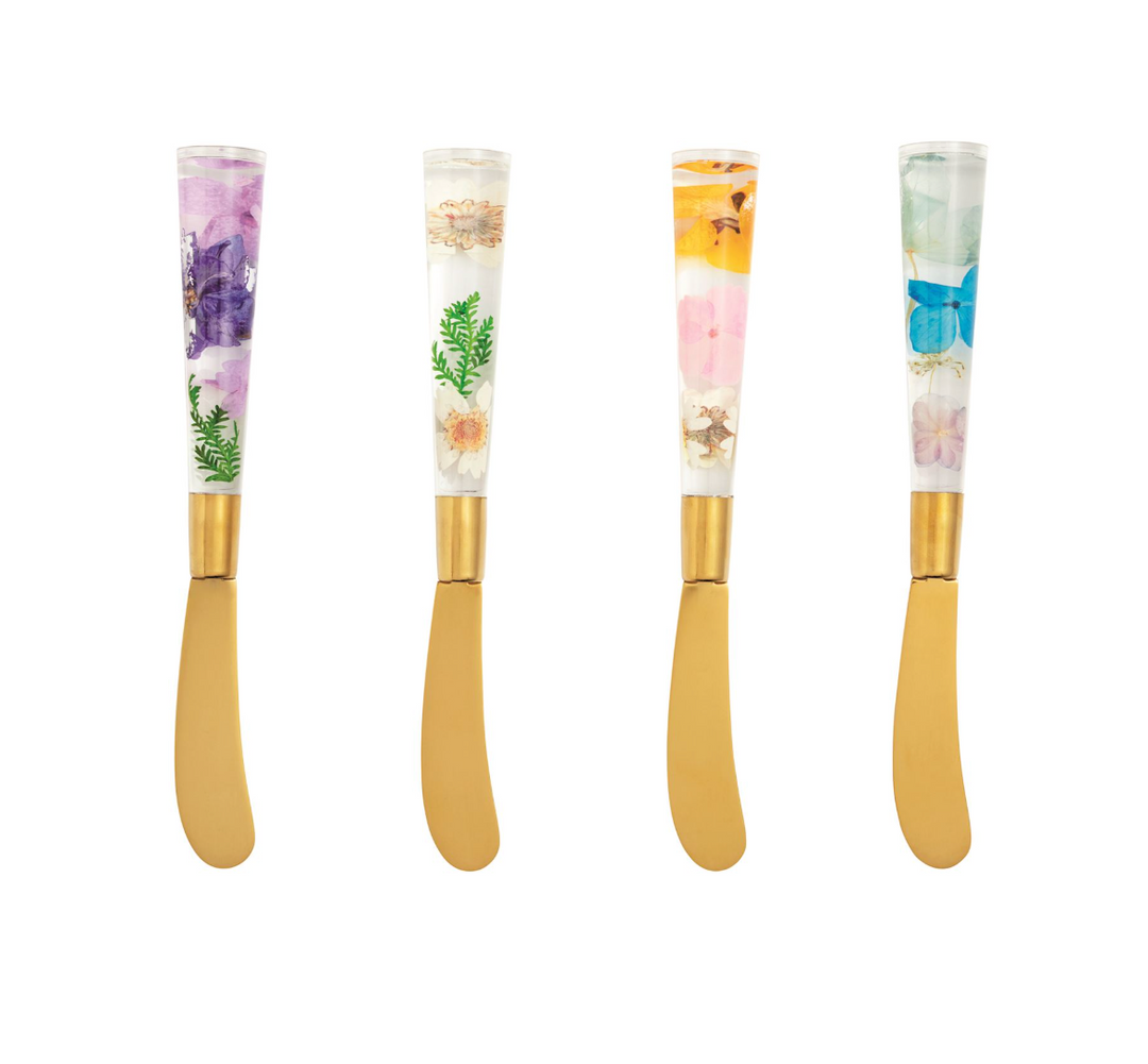 Pressed Flower Spreaders - Pine &amp; Moss