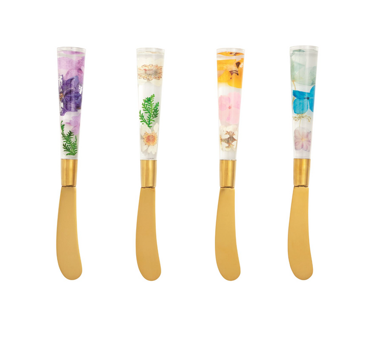 Pressed Flower Spreaders - Pine &amp; Moss