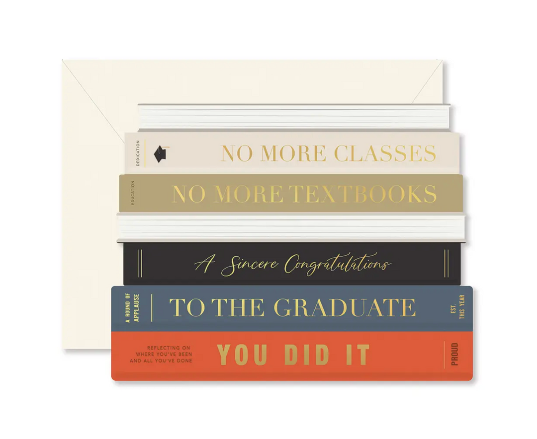 No More Classes Greeting Card- Graduation - Pine & Moss