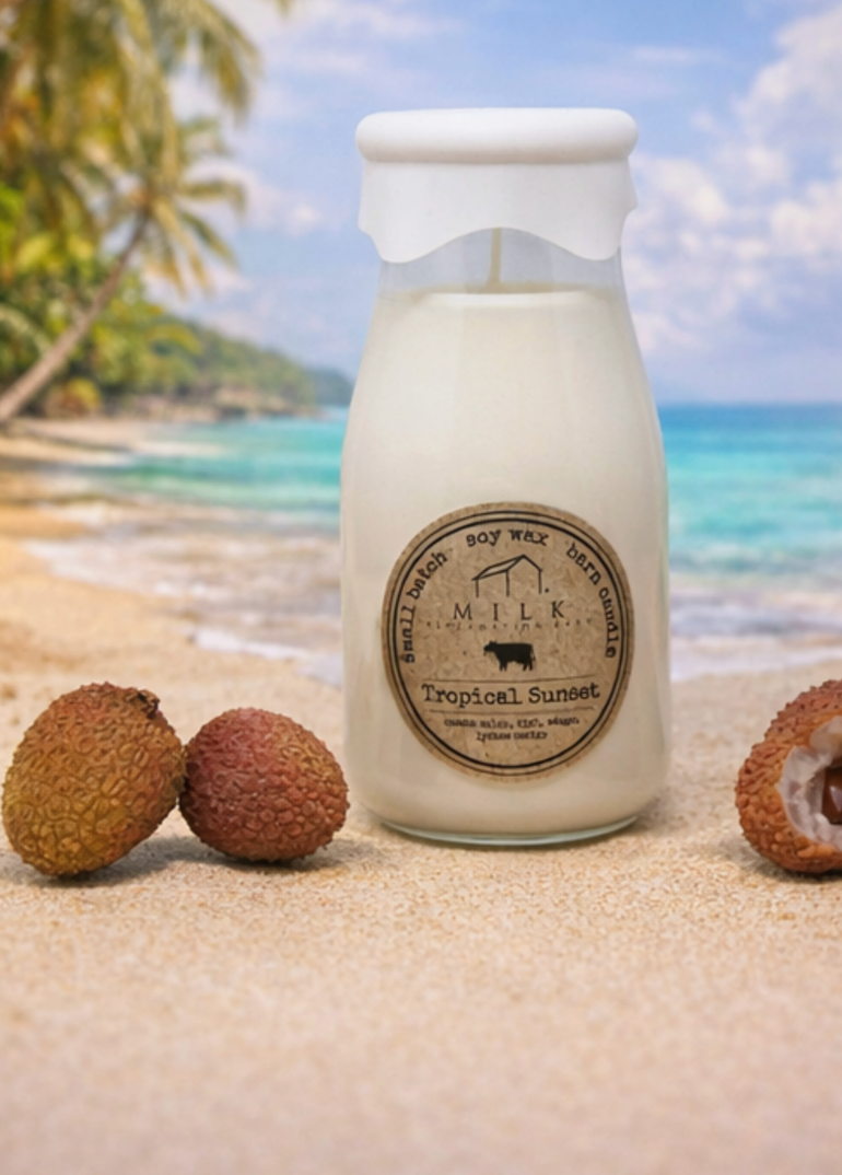 Milk Reclamation Barn Candle- Tropical Sunset 13oz.