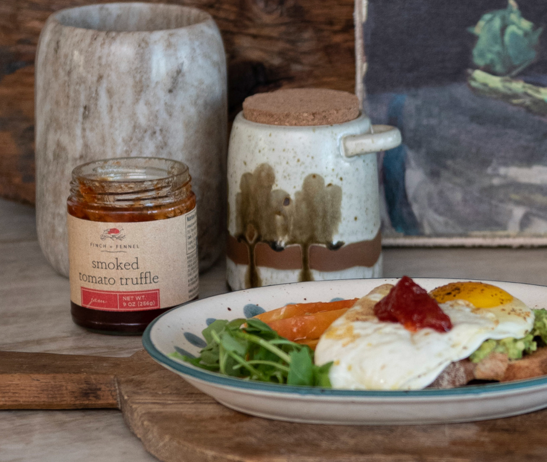 Finch +Fennel Smoked Tomato Truffle Jam