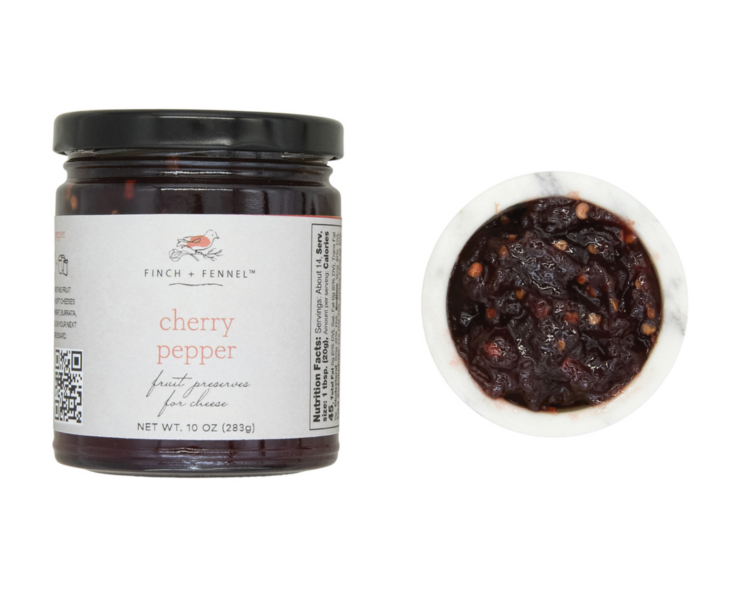 Finch +Fennel Cherry Pepper Fruit Preserves For Cheese