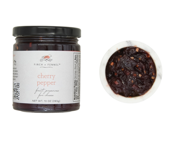 Finch +Fennel Cherry Pepper Fruit Preserves For Cheese