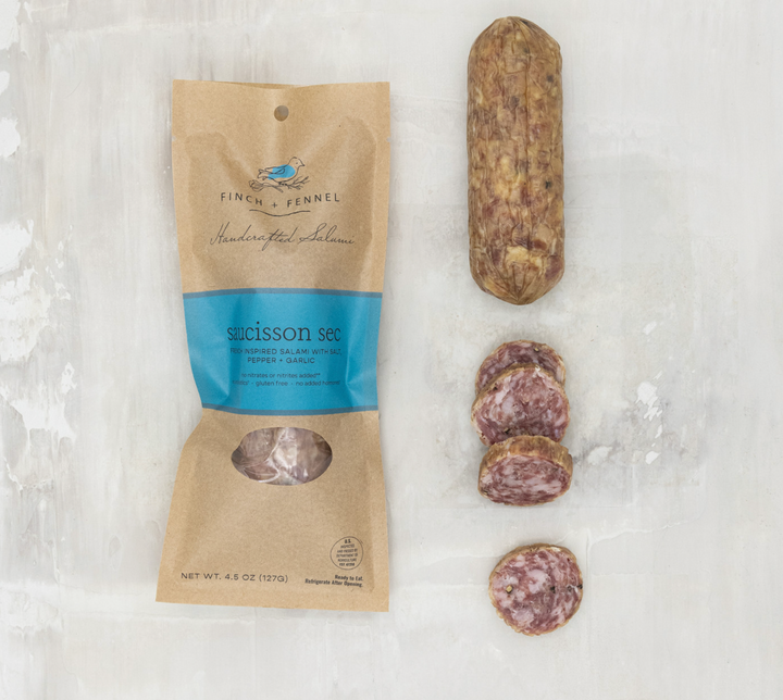 Finch +Fennel Saucisson Sec Salumi- 4.5 oz.