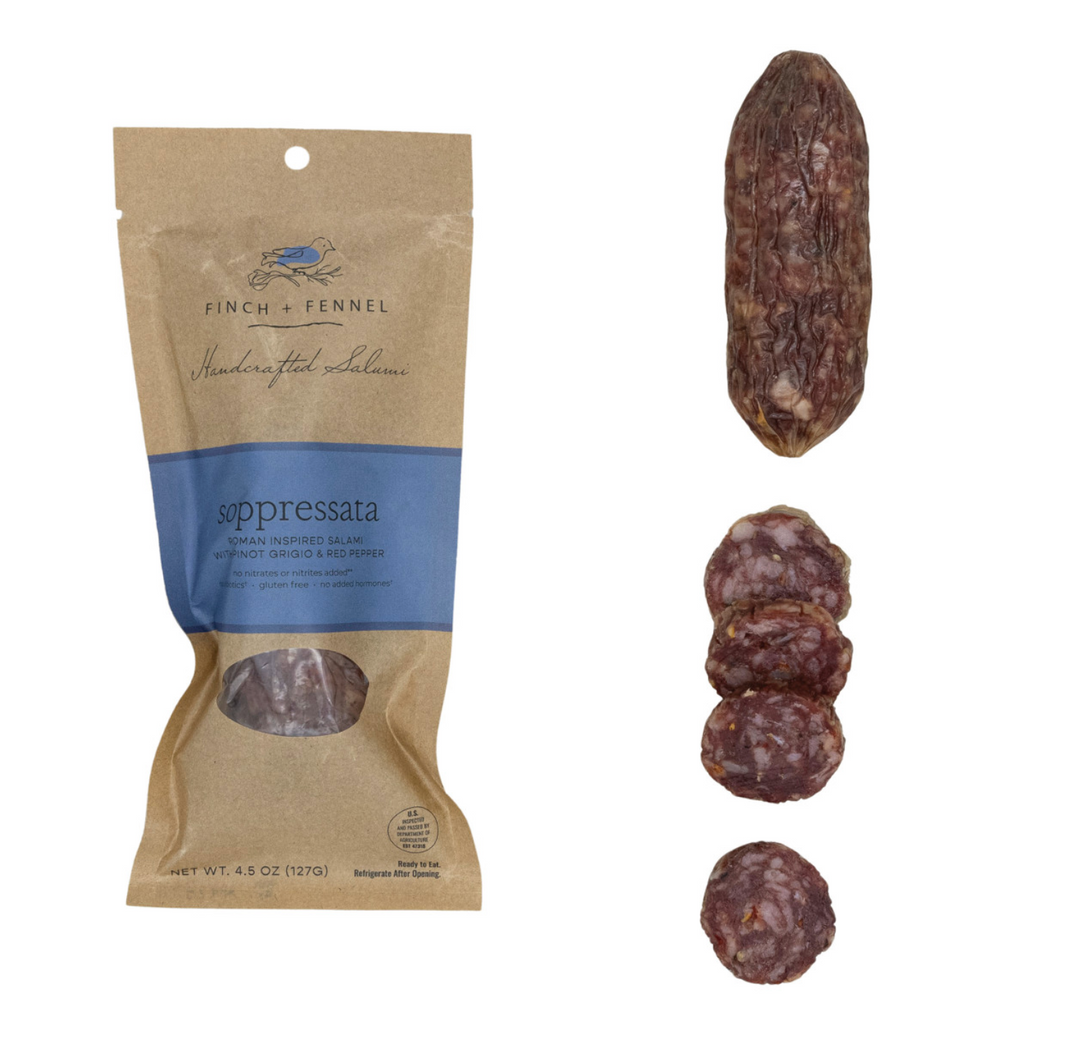 Finch +Fennel Soppressata Salumi- 4.5 oz.