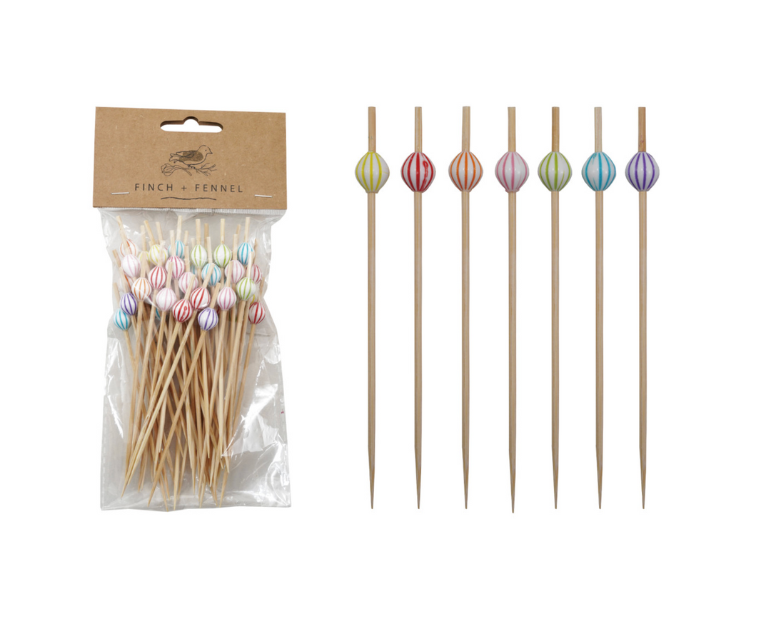 Bamboo Beads Skewers