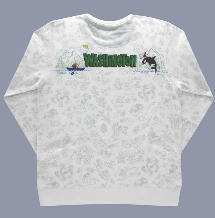 Whimsical Washington Sweatshirt