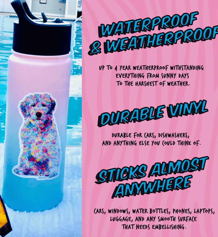 I Love the Eighties Retro Sticker