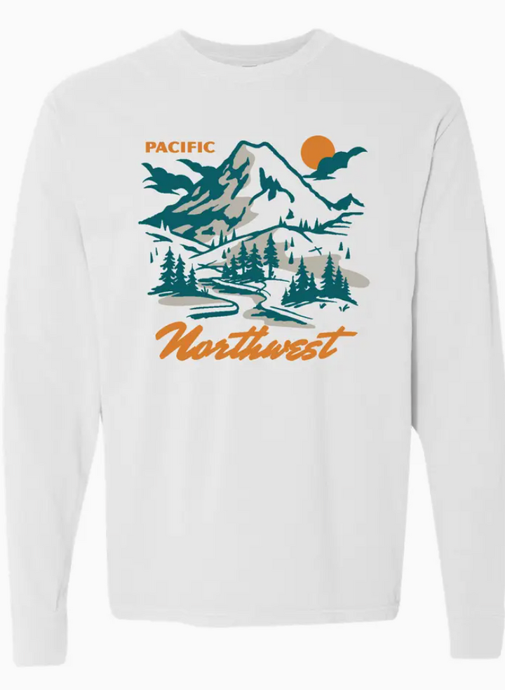 Glacier Peak Long Sleeve T-Shirt- Large