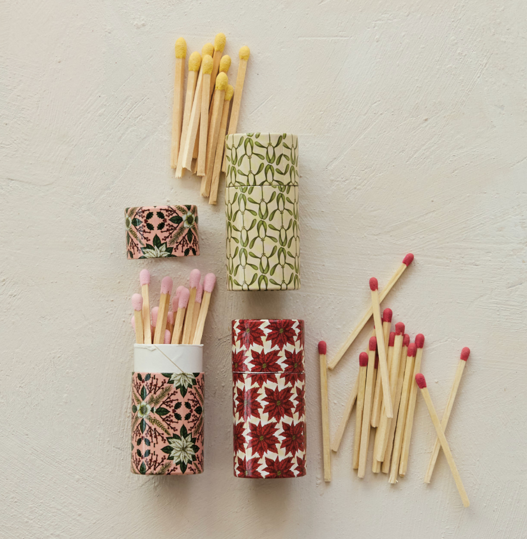 Holiday Safety Matches in Tube