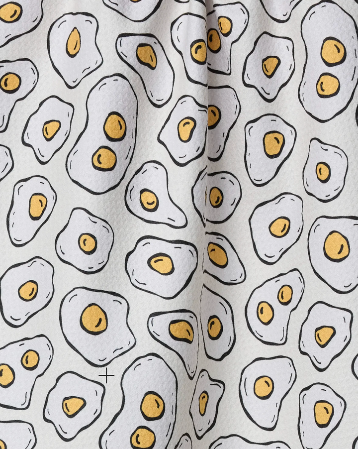 Geometry Sunny Side Eggs Tea Towel