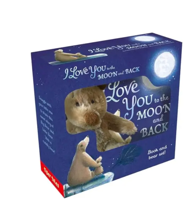 I Love You to the Moon and Back Book &amp; Bear Set