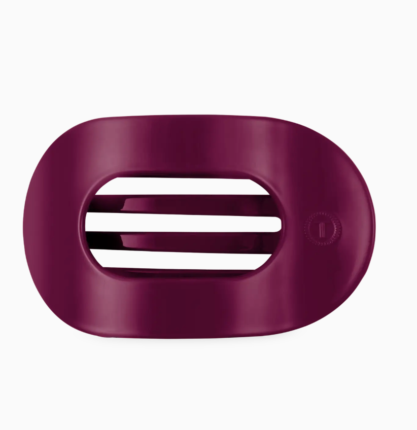Mulberry | Large | Flat Round Hair Clip