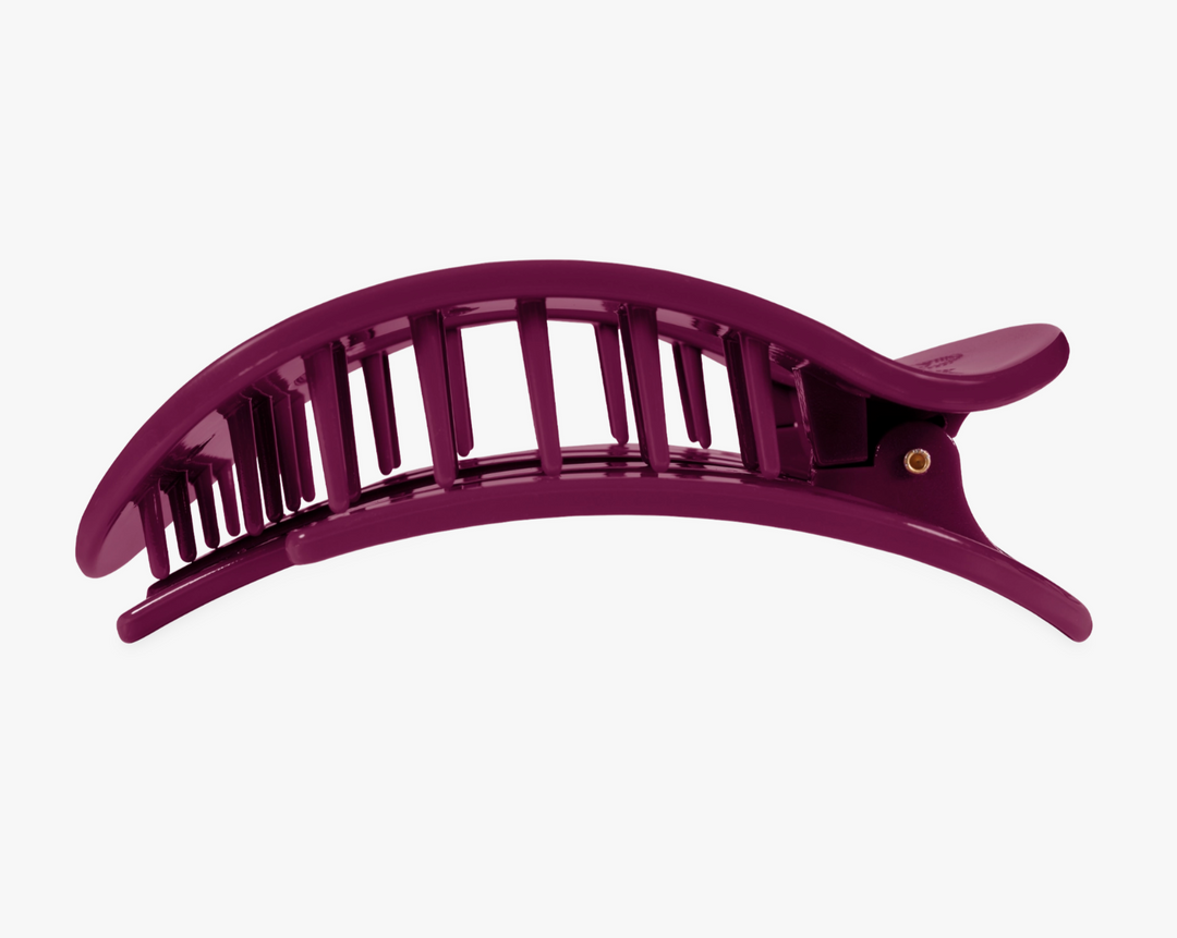 Mulberry | Large | Flat Round Hair Clip
