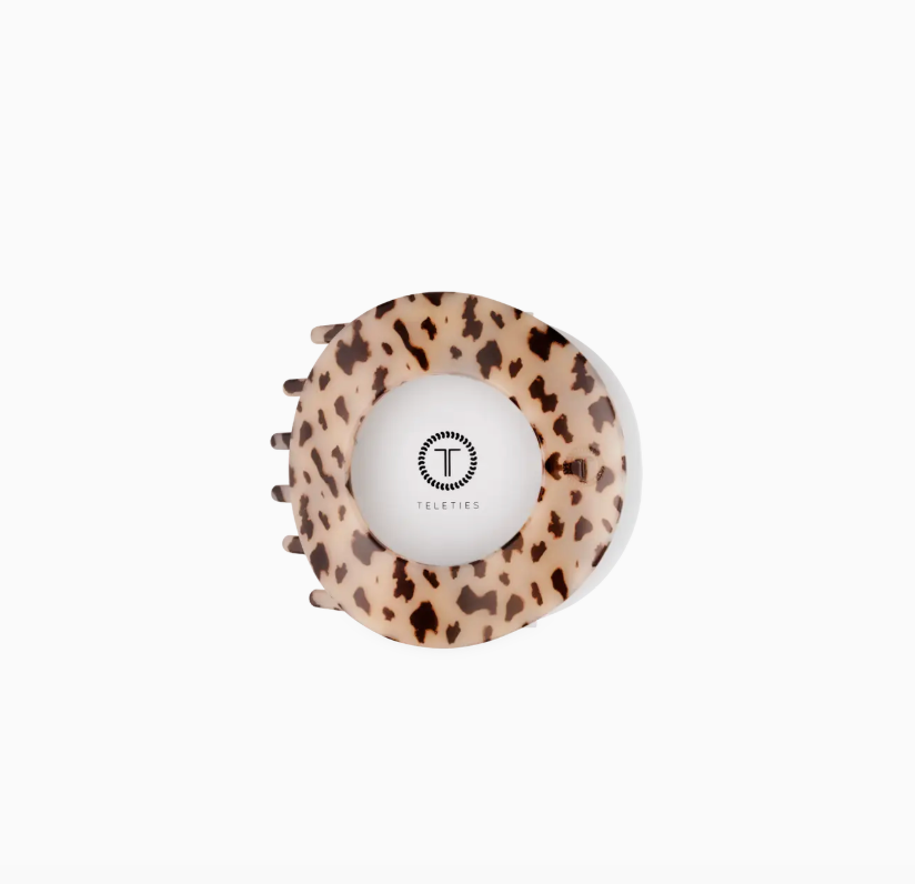 Blonde Tortoise | Small | Flat Circle Hair Clip