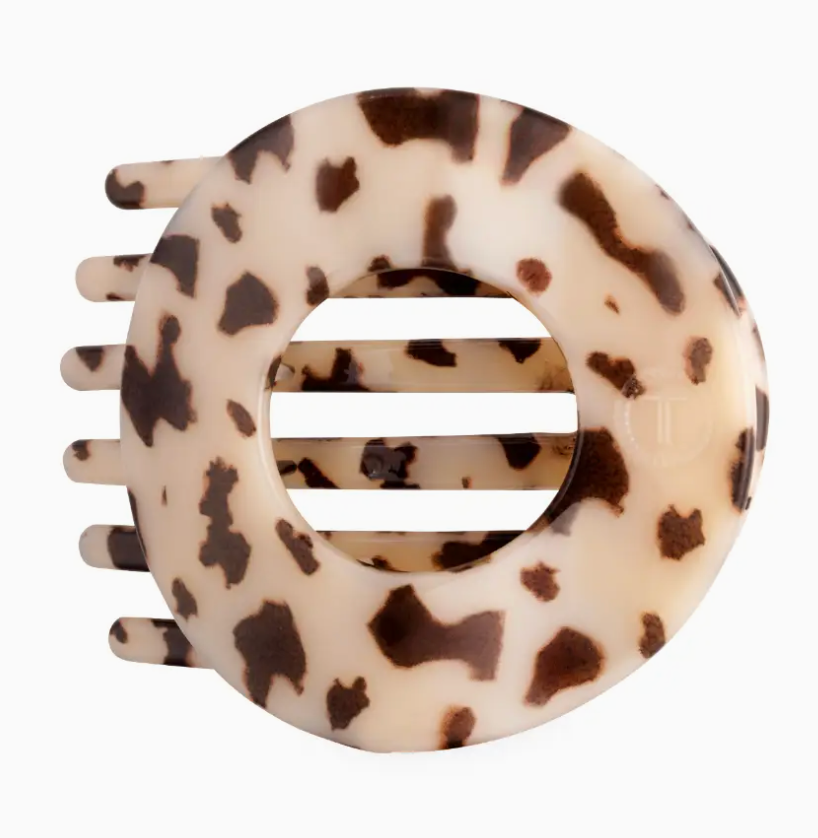 Blonde Tortoise | Small | Flat Circle Hair Clip