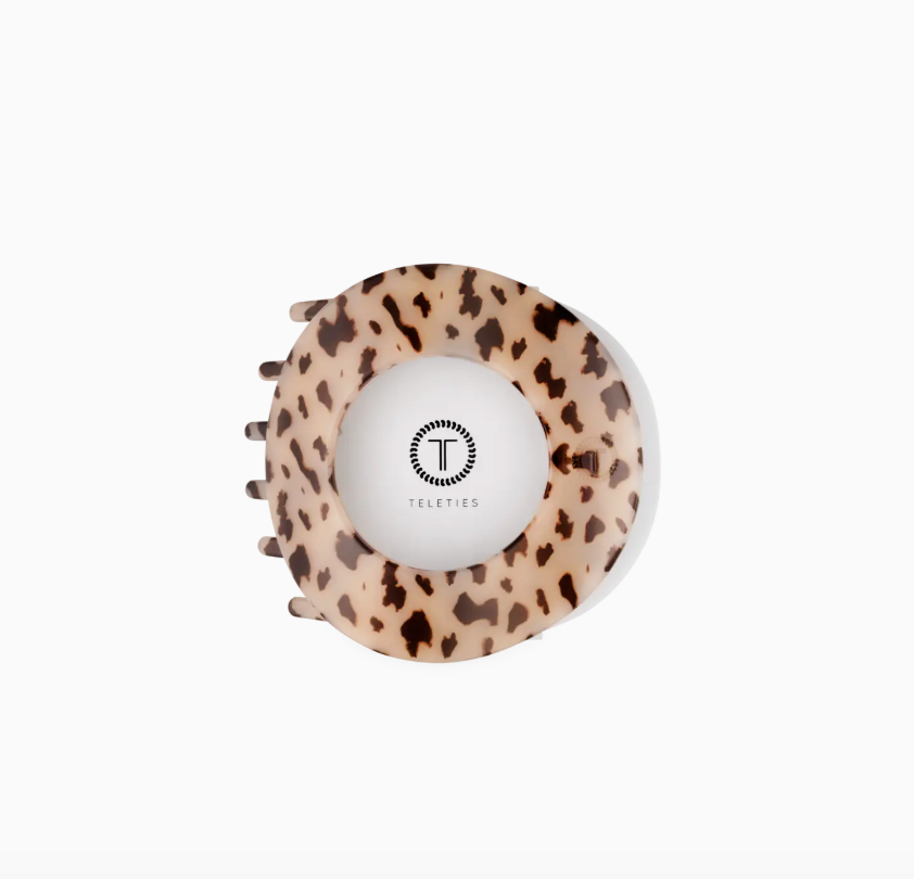 Blonde Tortoise | Medium | Flat Circle Hair Clip