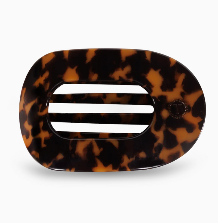 Round Flat Hair Clip | Large | Tortoise