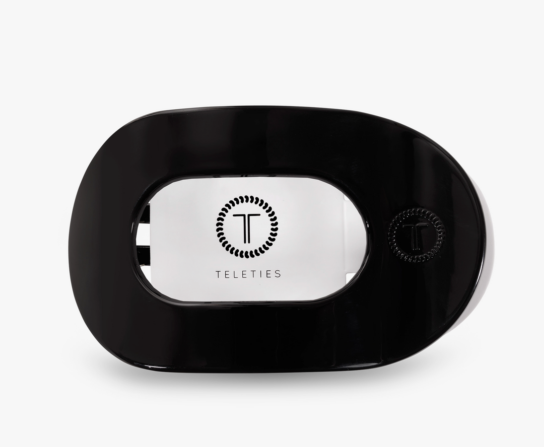 Round Flat Hair Clip | Med. | Jet Black