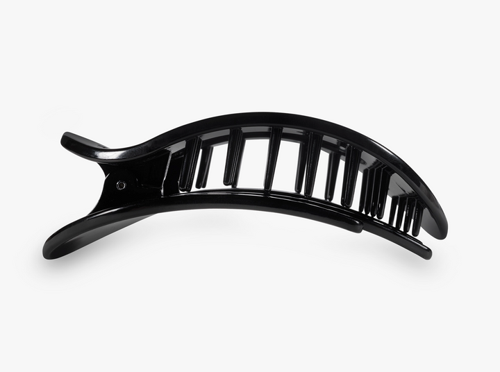 Round Flat Hair Clip | Med. | Jet Black