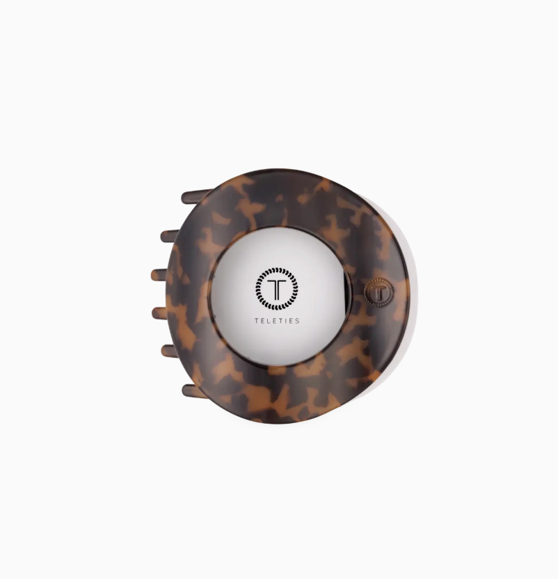 Tortoise | Medium | Flat Circle Hair Clip