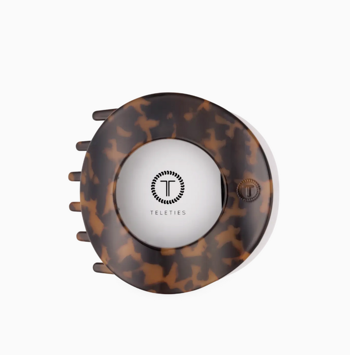 Tortoise | Large| Flat Circle Hair Clip