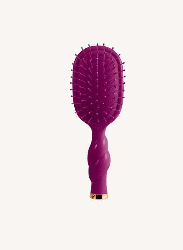Mini Detangler Hair Brush for Medium Hair - Mulberry