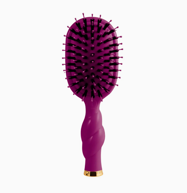 Boar Bristle Brush | Mulberry | Mini