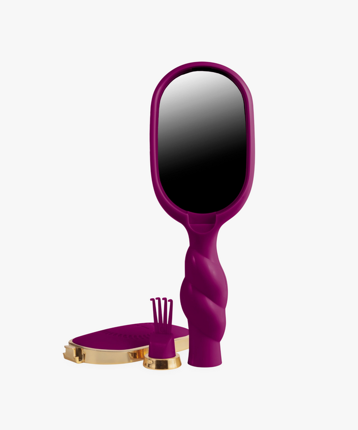 Boar Bristle Brush | Mulberry | Mini