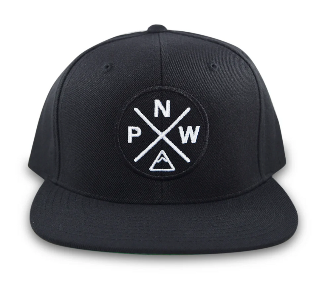 The PNW Classic Snapback Hat - Pine & Moss