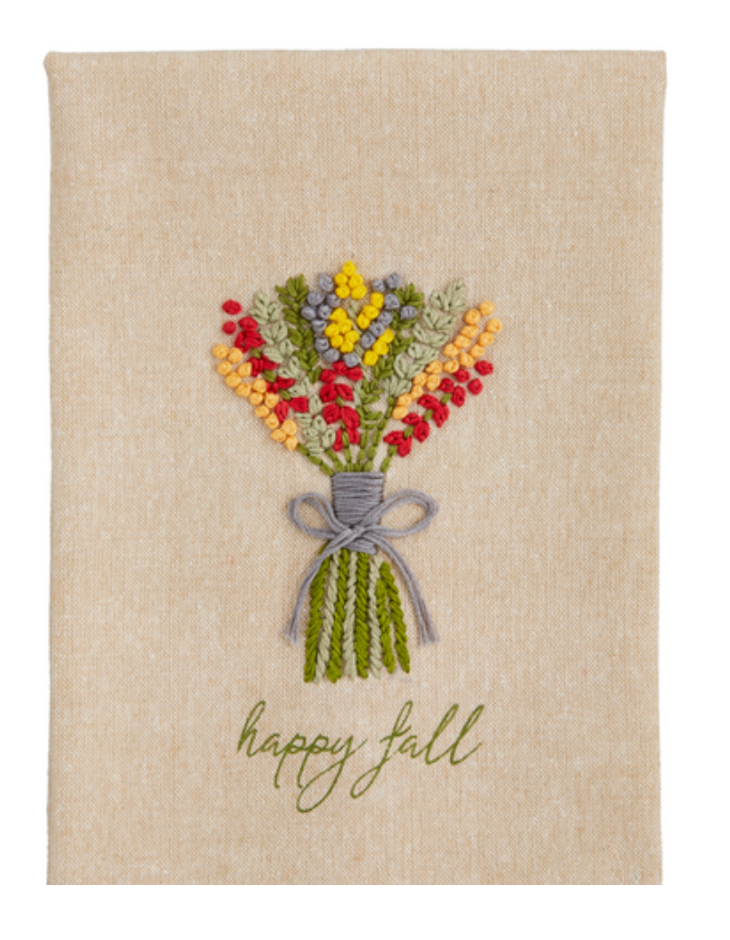 Fall French Knot Towels