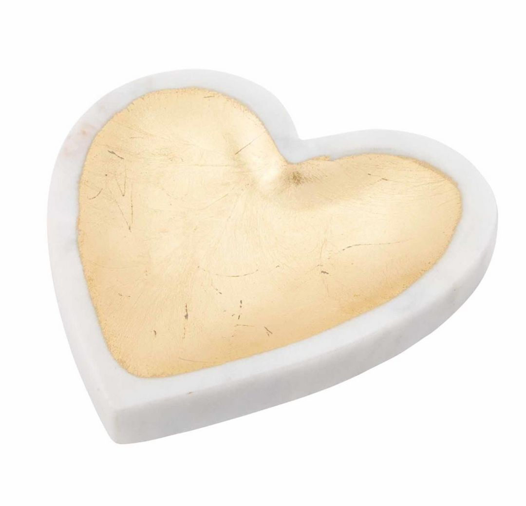 Marble Heart Trinket Tray