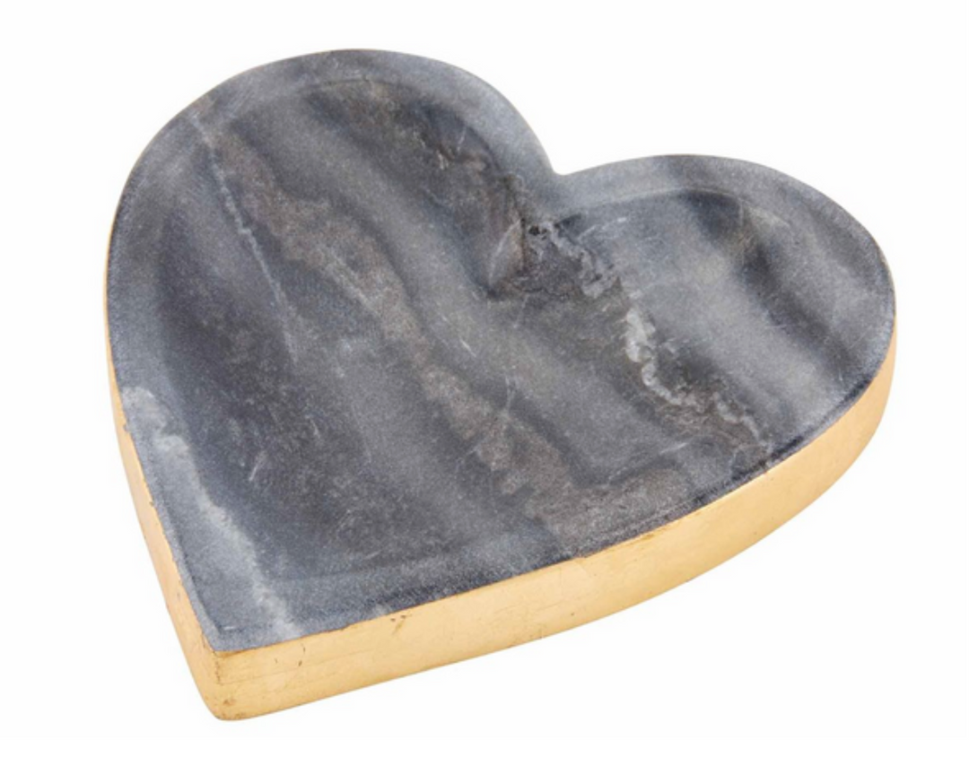 Marble Heart Trinket Tray