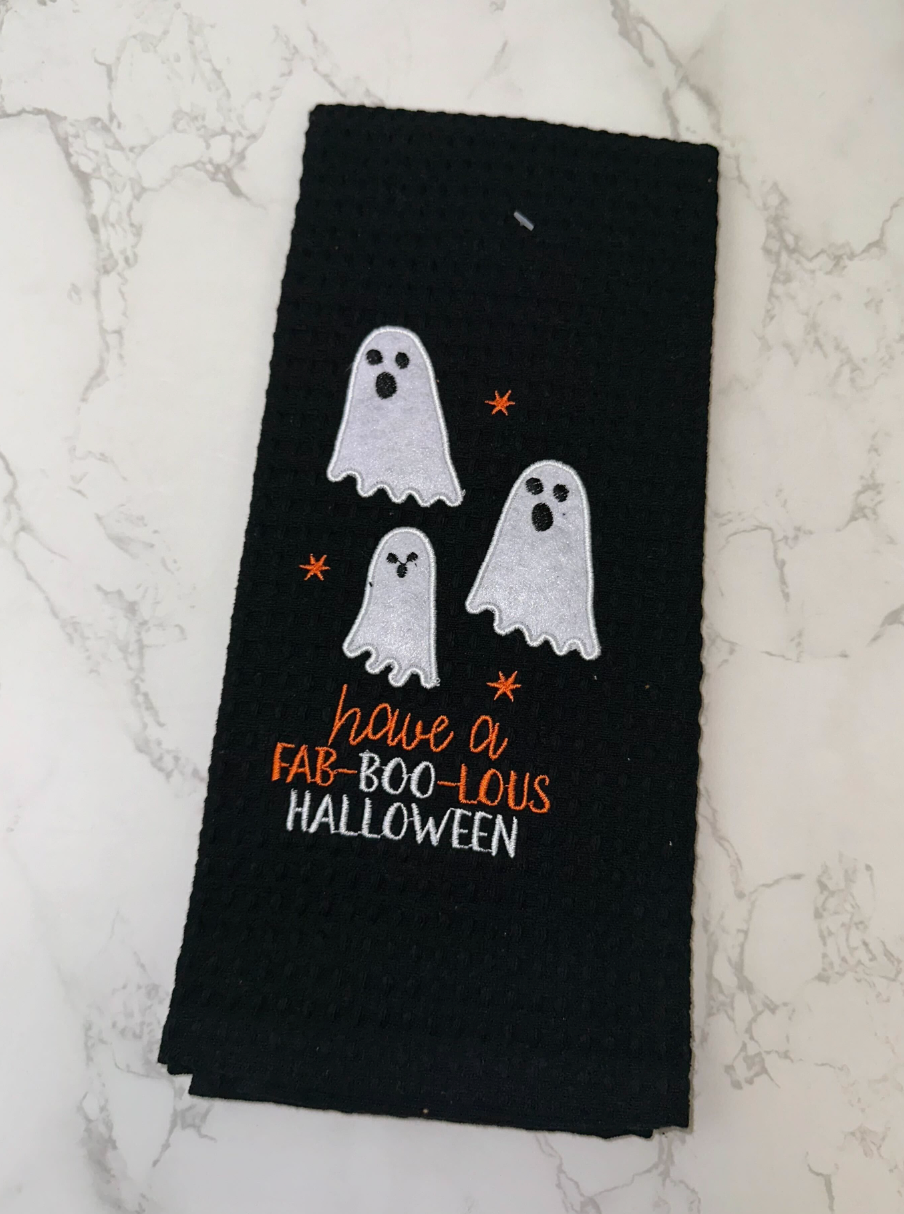 Halloween Waffle Towels