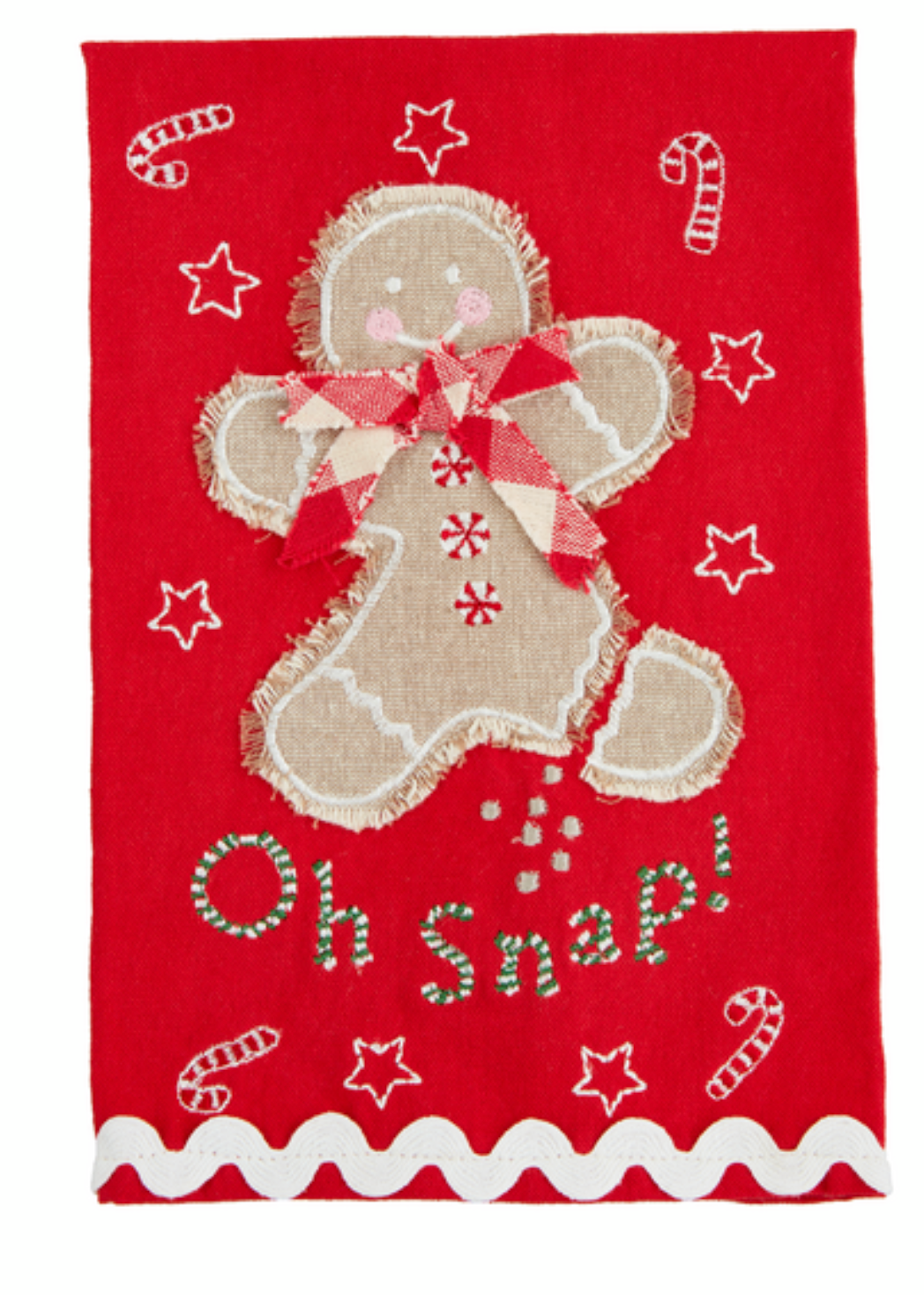 Gingerbread Embroidered Towels