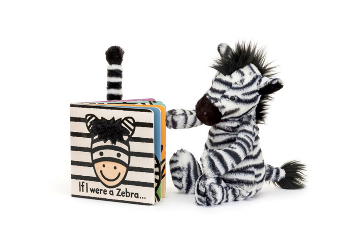 Jellycat If I Were a Zebra Book