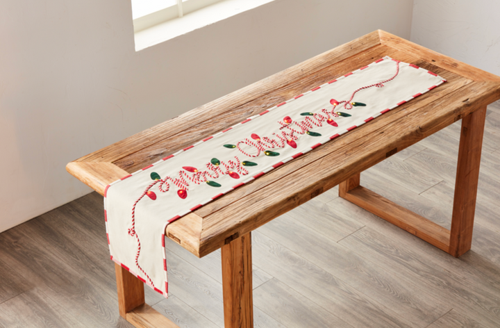 LED Merry Xmas Table Runner